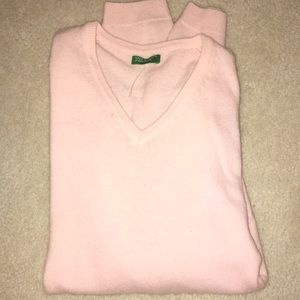 pink cashmere sweater